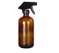 Giwnhvx 6PCS Marron Glass Liquid Split Bottle AntidéRapant Bouteille ScelléE avec TêTe de PulvéRisation