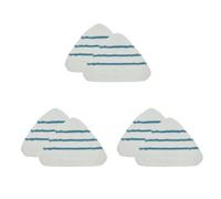 Giwnhvx 6PCS Vadrouille Tampons de Remplacement Triangle Tissu Lavable En Microfibre Vadrouille Pad Vadrouille Tête Pad Vadrouille De Remplacement