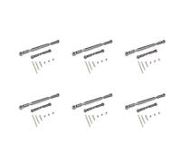 Giwnhvx 6X Barre de direction réglable en métal pour servocommande de direction pour MN D90 D99 MN-90-45 1/12 RC Car Crawler, Gris