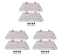 Giwnhvx 6X Curseur de la Plaque Latérale de Pédale en Métal pour MN D90 D91 D99S MN99S 1/12 RC Accessoires pour Pièces Auto