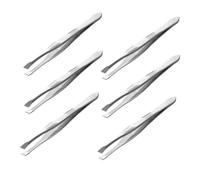 Giwnhvx 6X Pince à ÉPiler en Acier Inoxydable de 3,5 Pouces pour Sourcils