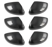 Giwnhvx 6X pour Fit Jazz 2020 2021 Abs Fibre de Carbone Rétroviseur Latéral En Fiber De Carbone Accessoires De Voiture Extérieur