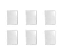 Giwnhvx 6X PP Pure Givré Couvercle Simple Insert Transparent Type 5R 7 Pouces PP Album Photo/Carte Postale Livre Ecrire Collection 80 Photos Cadeaux d'enfant