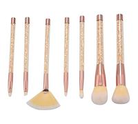 Giwnhvx 7 Pièces Diamant Poignée Briller Pinceau De Maquillage Ensemble Grimper Fondation Mélange Puissance Fard À Paupières Cosmétique Beauté D'Outil De Maquillage Kit 2#
