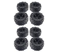 Giwnhvx 8 Pièces 9300-21 Pneus En Caoutchouc RC Voiture Pneus 9300And9302 Échelle 1/18 Sur Jante de Route Convient pour Voiture RC