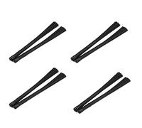 Giwnhvx 8 Pièces Cajon Brush Telescoping Drum Drumes Percussions de Bâtons de Nylon pour Jazz Stick