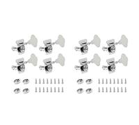 Giwnhvx 8 Pièces pour Guitare Accordage Basse Électrique Accordeur pour Guitare Ouvert Engrenages pour Guitare Accordeur Têtes Machine pour Jazz Basse Électrique