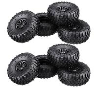 Giwnhvx 8 Pièces RC Pneus de Voiture Pneus Accessoires de Roues Accessoires pour MN D90 D91 D96 D99 MN90 MN99S 1/12 RC Pièces Auto