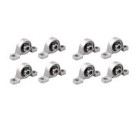 Giwnhvx 8 Pièces Roulement Bride Logement Roulement 10mm KP000 Roulement Une Billes Bloc Pillow Bloc Roulement pour Pièces de Rechange pour Imprimante 3D
