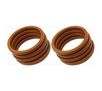 Giwnhvx 8 Pièces Séries Remplacement des Poignées Rondes en Bois pour Les Poignées de Sac à Main de à Main Faits à la Main