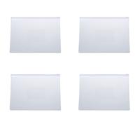 Giwnhvx 80 PCS Transparent Taille A5 Papier Curseur Zip Fichiers Dossiers