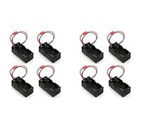 Giwnhvx 8Pack 6V 4XAA Conteneur pour Batterie Boîte pour Prise JST Récepteur pour Redcat 1/8 1/10 RC Nitro Power Car Truck