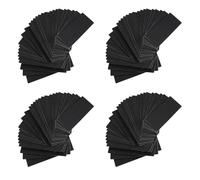 Giwnhvx 96 pièces ruban en mousse pour clavier ruban adhésif en mousse antidérapant bande en mousse noire pour mini claviers