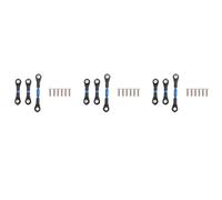 Giwnhvx 9PCS Direction En Métal Lien Tirante pour TT-01 TT01 1/10 Accessoires pour Pièces de Mise à Niveau pour Voiture RC, Bleu