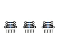 Giwnhvx 9Pcs Servo Rod Lien de Direction pour TT-02 TT-02T TT02 TT02T 1/10 RC Accessoires pour Pièces de Mise à niveau pour Auto,Bleu