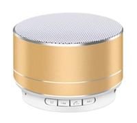 Giwnhvx A10 Mini haut-parleur Bluetooth portable extérieur Canon caisson de basses Support carte TF Doré