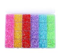 Giwnhvx AB Ongles Strass en BoîTe Bricolage RéSine GeléE Diamant Symphonie Coque de TéLéPhone Accessoires Accessoires Diamant Autocollant