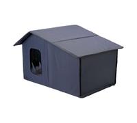 Giwnhvx Abri pliable et chaud pour chat d'extérieur - Lit pour chats et chiens - Abri résistant aux intempéries - Pour garder au chaud