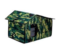 Giwnhvx Abri pour Animaux de Compagnie, Maison Pliable et Chaude pour D'Extérieur, Lit pour, Chiens, Abri Résistant Aux Intempéries, Grotte pour, Garde au Chaud C