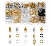 Giwnhvx Accessoires de bijoux faits à la main - Anneau en fer à ressort - Tresse sale - Extension de cheveux