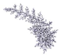 Giwnhvx Accessoires de Cheveux de Mariée de Luxe Coiffure de Mariage pour Dîner pour Femmes Peignes de Cheveux de Mariée Coiffure de Mariée,A