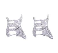 Giwnhvx Accessoires de guitare électrique Pickguard de guitare électrique Coque noire et blanche