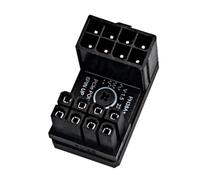 Giwnhvx Adaptateur d'alimentation pour Carte Graphique Coude 180°, Connecteur de Direction pour Bloc d'alimentation GPU PCI-E 8 Broches Câblage Rotatif Artifact PH38A+