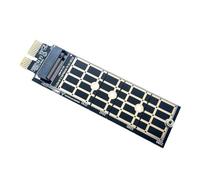 Giwnhvx Adaptateur PCIE vers M.2 NVMe SSD M.2 PCIE 3.0 X1 Raiser Card PCI-E M Key Connector Prend en charge 2230 2242 2260 2280 M.2 SSD