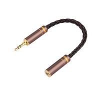 Giwnhvx Adaptateur pour écouteurs équilibré HIFI à 8 cœurs, adaptateur jack AUX de 3,5 mm à femelle