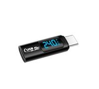 Giwnhvx Adaptateur USB C OTG de Type C vers USB Type-C 40 Gbps 240 W Adaptateur OTG Affichage Numérique Adaptateur de Transfert de Données Noir