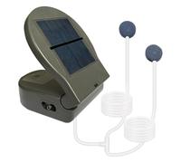 Giwnhvx Aérateur de bassin solaire pompe à oxygène pliable pour le jardinage, la circulation de l'eau, la pêche en plein air