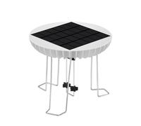 Giwnhvx Agitateur pour Eau Solaire, Générateur d'Ondes D'Eau Circulaires, Outil De Vagues D'Eau pour Roches, Outil Paysage