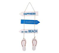 Giwnhvx Alphabet Anglais Pendentif en Bois Panneau de Plage et Plaque Mini Décoration pour la Maison Décoration d'Été pour la Maison Durable