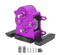 Giwnhvx Aluminium Double Transmission Dig Overdrive pour 1/10 RC Crawler Car LCG SCX10 Pièces de mise à niveau