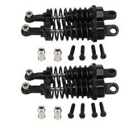 Giwnhvx Amortisseur amortisseur 1 65 mm réglable dans l'huile de 4 pièces pour voiture Rc 1/18 A959 A969 A979 K929, noir
