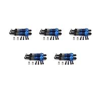 Giwnhvx Amortisseur d'amortisseur de 65 mm réglable dans l'huile de 10 pièces pour voiture Rc 1/18 A959 A969 A979 K929, bleu foncé