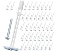 Giwnhvx Ancrage pour plaque de plâtre avec boulon pour dispositifs de fixation de 1/4 pouce - 20 pouce, kit d'ancrage pour charges lourdes pour montage TV, 42 pièces