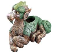 Giwnhvx Animaux Fantastiques Pots pour Plantes Pots pour Plantes Succulentes Statues de Jardin en Résine Cadeaux pour les Amateurs du B