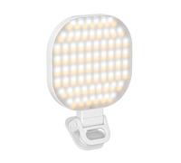 Giwnhvx Anneau lumineux à 142 LED pour selfie rechargeable pour téléphone, appareil photo, ordinateur portable pour maquillage, vidéoconférence