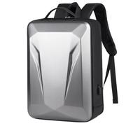 Giwnhvx Anti-vol pour ordinateur portable avec coque rigide imperméable de voyage mince pour ordinateur de jeu avec cadenas gris foncé 15-16,1 pouces