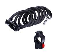 Giwnhvx Antivol à code à cinq chiffres pour vélo de montagne et vélo de route en fil d'acier Antivol