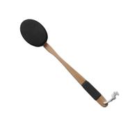 Giwnhvx Applicateur de Lotion pour le Dos avec Long Manche et 1 Coussinet Remplaçable, Idéal pour les Jeunes et les Personnes Âgées - Noir.