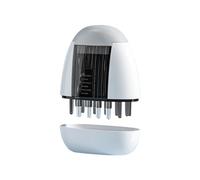 Giwnhvx Applicateur vibrant pour cuir chevelu - Peigne liquide pour la croissance des cheveux, sérum huile, nourrit le cuir chevelu, mini peigne médicamenteux, masseur de cheveux, blanc, 1 ensemble