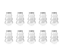 Giwnhvx Arbre de Noël Pot de Bonbons Cadeau pour Enfants Cadeau DIY Bonbons Biscuits Snack Décoration Nouvel An Boîte Couvercle