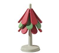 Giwnhvx Arbre de Noël Tapis Anti-brûlure Pliable en Silicone Napperon Haute Température Tapis pour Tasses, Bols Théière, Fond Rond