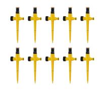 Giwnhvx Arroseur de jardin avec rotation à 360° de pour pelouse ferme, plante d'arrosage pour tête jaune