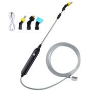 Giwnhvx Arroseur de jardin électrique avec tuyau de 3 mètres USB réglable buse pulvérisateur pour pelouse irrigateur pour mauvaises herbes plante Mister