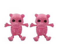 Giwnhvx Articles de décoration de la maison Charmant squelette d'ours Décoration de table et accessoires Halloween Lieu Disposition Rose
