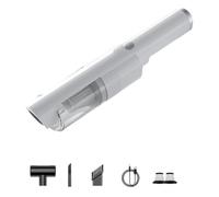 Giwnhvx Aspirateur de voiture, recharge sans fil, maison, mini voiture, nettoyage haute puissance, blanc
