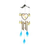 Giwnhvx Attrape-rêves Bleu Cloche en Métal Cloche Ornements Pendentif Animal Décoration À La Maison Cadeau Artisanal